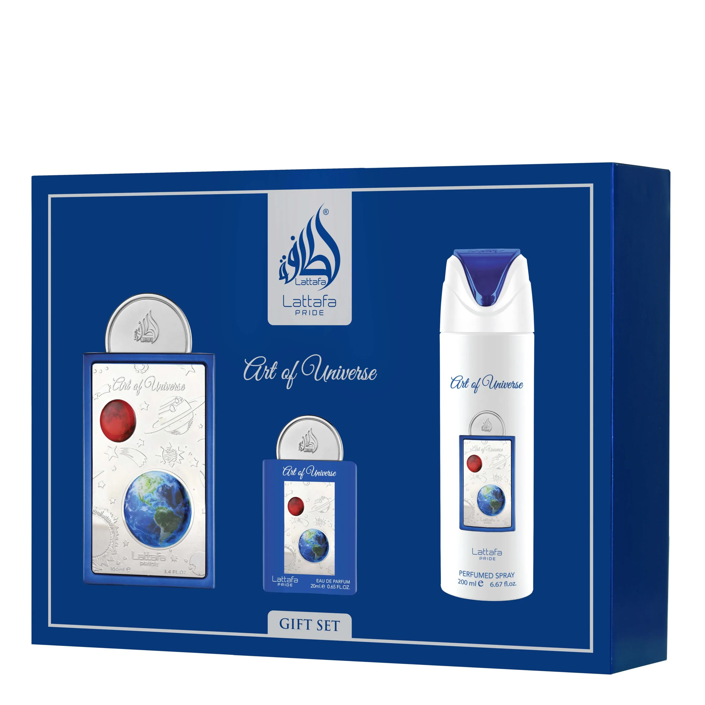 Lattafa Pride Art of Universe 3-Piece Gift Set