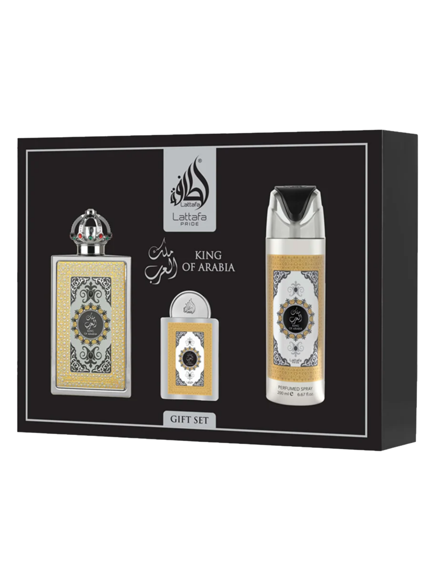 Lattafa Pride King of Arabia 3-Piece Gift Set